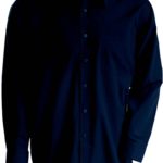 Chemise manches longues Enfant brodée personnalisée coton popeline - K521