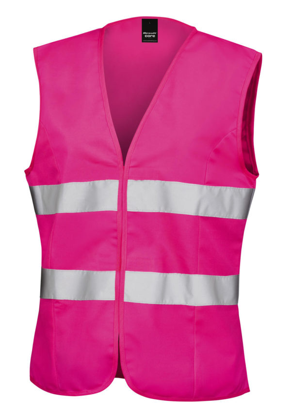 Gilet de sécurité Femme haute visibilité bandes réfléchissantes