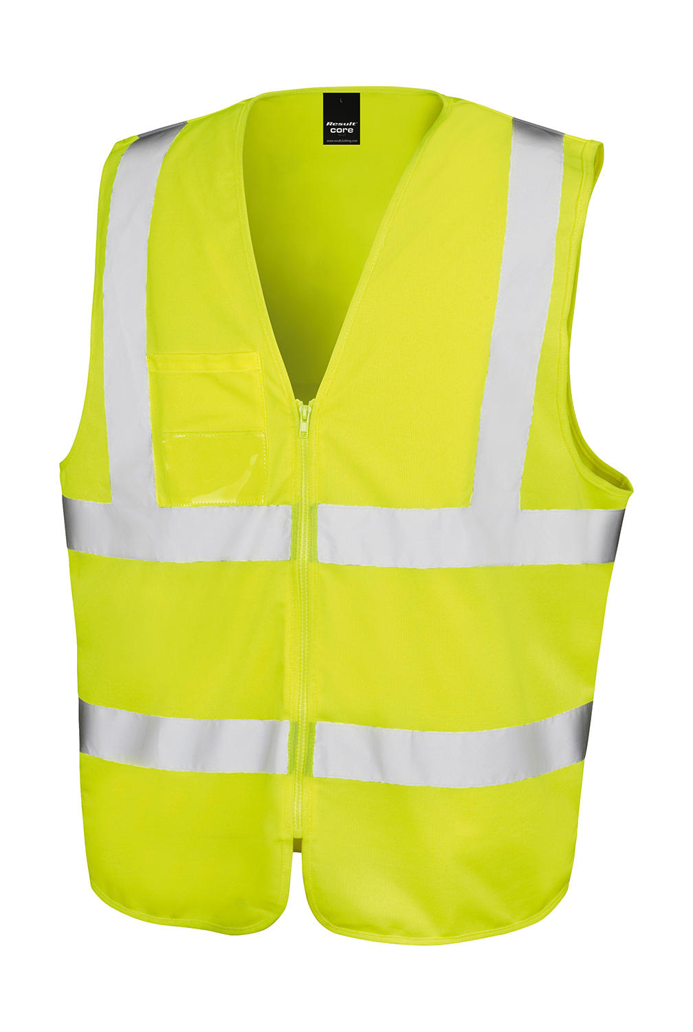 Gilet de sécurité zippé Unisexe haute visibilité bandes réfléchissantes  brodé personnalisé polyester - 854.33 (R202X) » Broderie 42 : Broderie  Saint-Etienne