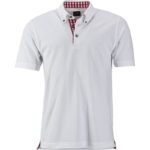 Polo traditionnel Fashion manches courtes Homme brodé personnalisé coton peigné - JN716