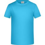 Tee-Shirt classique col rond manches courtes Garçon brodé personnalisé coton - JN745