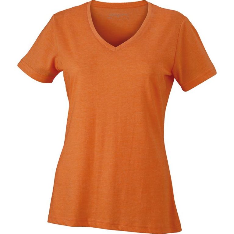 T-shirt Homme Col V 100% Coton Ou Mélange - Poids Moyen, Coupes S à 4XL - Couleurs Variées