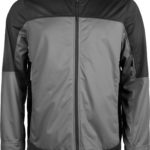 Veste Softshell bicolore Homme manches longues brodée personnalisée polyester - K415
